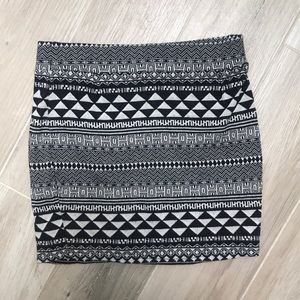 UO Sparks & fade Aztec stretchy mini skirt